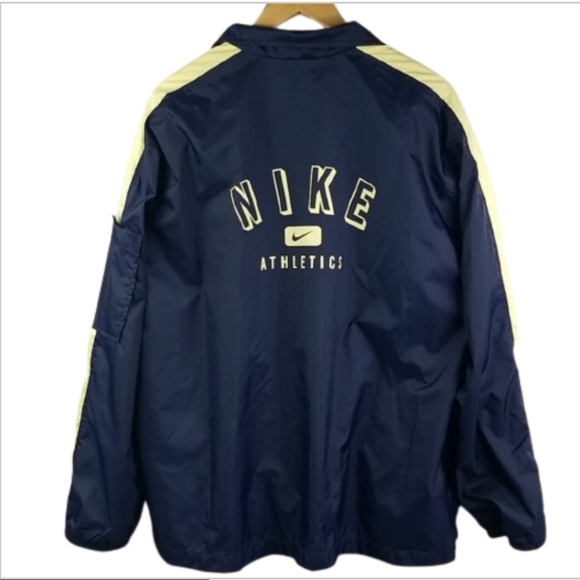 Nike Jackets & Blazers - Nike Vintage Windbreaker Navy / Yellow Womens XL